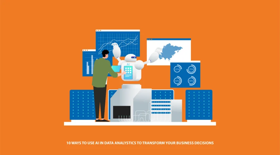 10 Ways to Use AI in Data Analytics to Transform Business Decisions with actionable strategies, predictive models, automation insights, and data-driven outcomes.